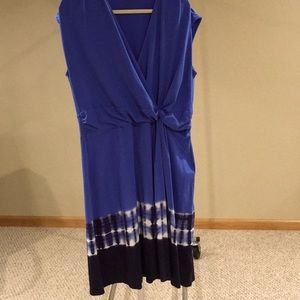 Lands End Sleeveless Dress NWOT